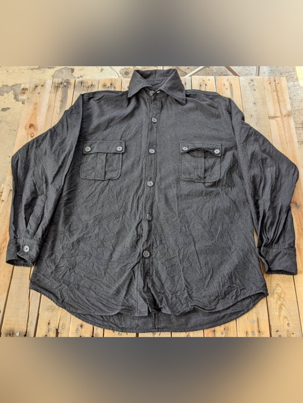 vintage '90s Jared M. custom clothing oversized long sleeve button up shirt